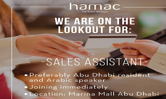 Sales Assistant Required in UAE
