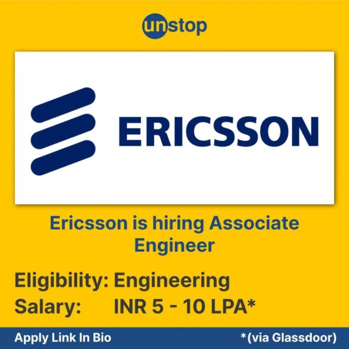 Gurgaon, India - Ericsson is Hiring for the Role of Associate Engineer