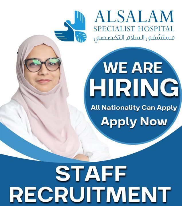 Bahrain - Al Salam Specialist Hospital Jobs Opening For All Department