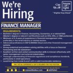 Kuwait House Of Light is Hiring Finance Manager in Jan 2025.