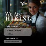 Dubai, United Arab Emirates Jospereno Restaurant Hiring Following Positions on Jan 2025.