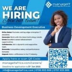 Kenya Manage IT Africa Hiring Business Development Executive, Application Deadline is 31st Jan 2025.