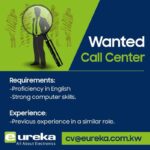 Kuwait Eureka is Hiring Call Center in Following Vacancies in February 2025.