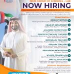 Dubai New Indian Model School Hiring Following Positions in Academic Year 2025-2026.