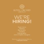 Dubai, UAE Royal Orchid Hospitality Hiring Following Positions in Feb-2025.