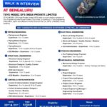 TOYO MODEC OFS India Walk-In Drive Bengaluru | Hiring on 22nd & 23rd Feb 2025