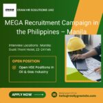 MEGA Recruitment Campaign in the Philippines – Manila Dusit Thani (Feb 22-24, 2025)