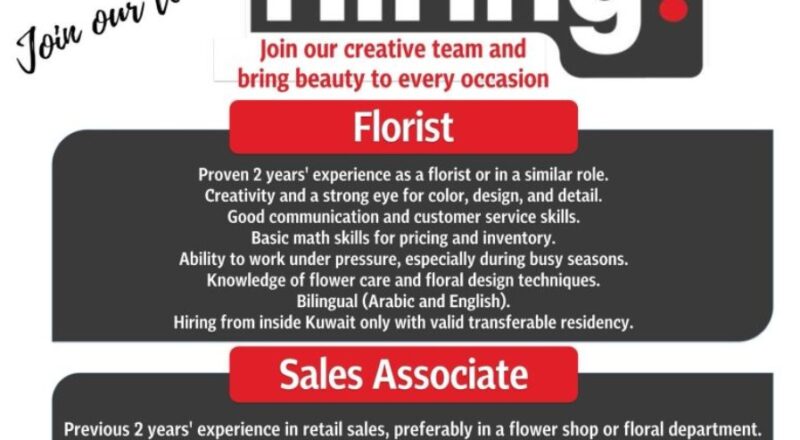 gifts gate kuwait careers – powerful retail jobs april 2025