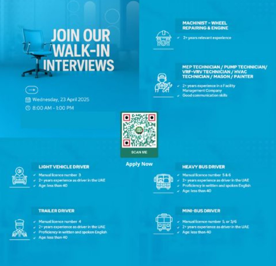 we one careers hiring: bright future walk-In on 23rd april