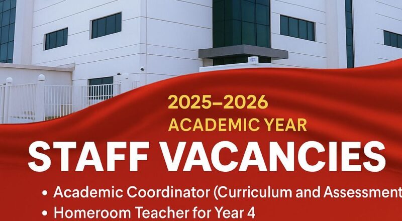 Woodlem British School Staff Vacancies 2025