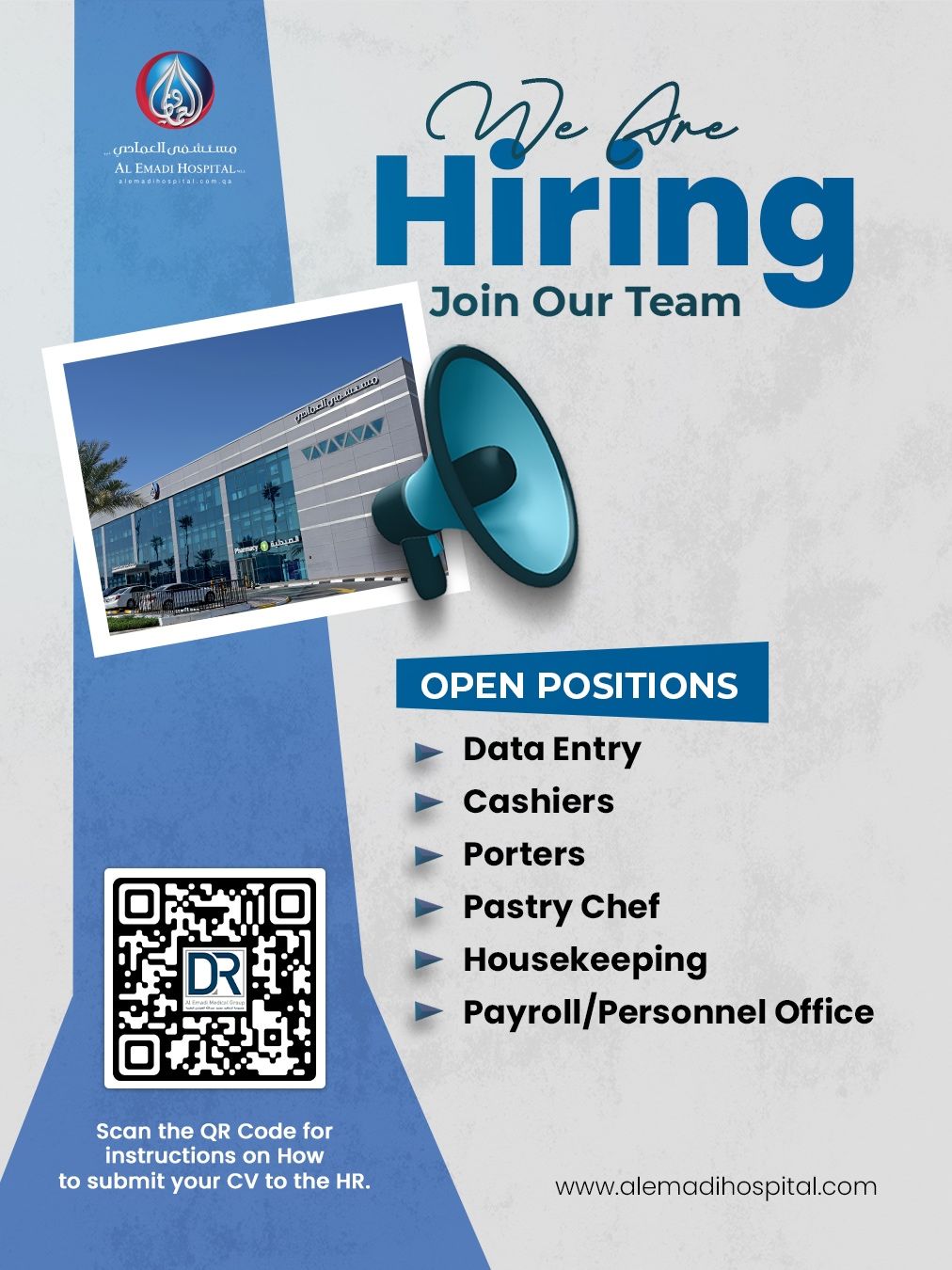 Al Emadi Hospital Job Vacancies | Apply Now for Healthcare & Admin Roles