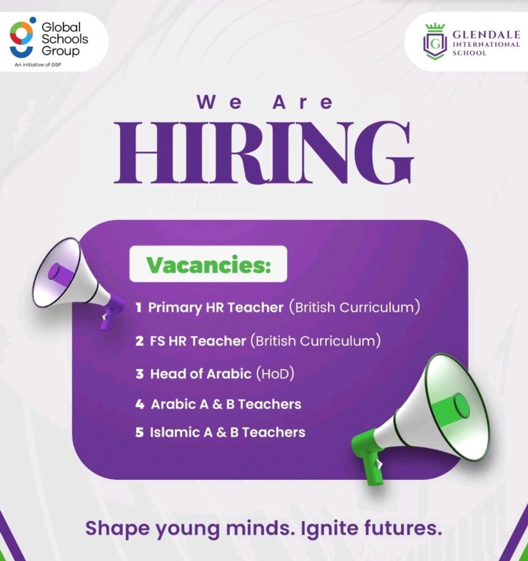exciting primary teacher jobs dubai – join glendale international school hiring 2025