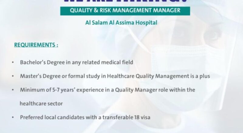 hospital jobs in kuwait 2025 – join al salam hospital this may!