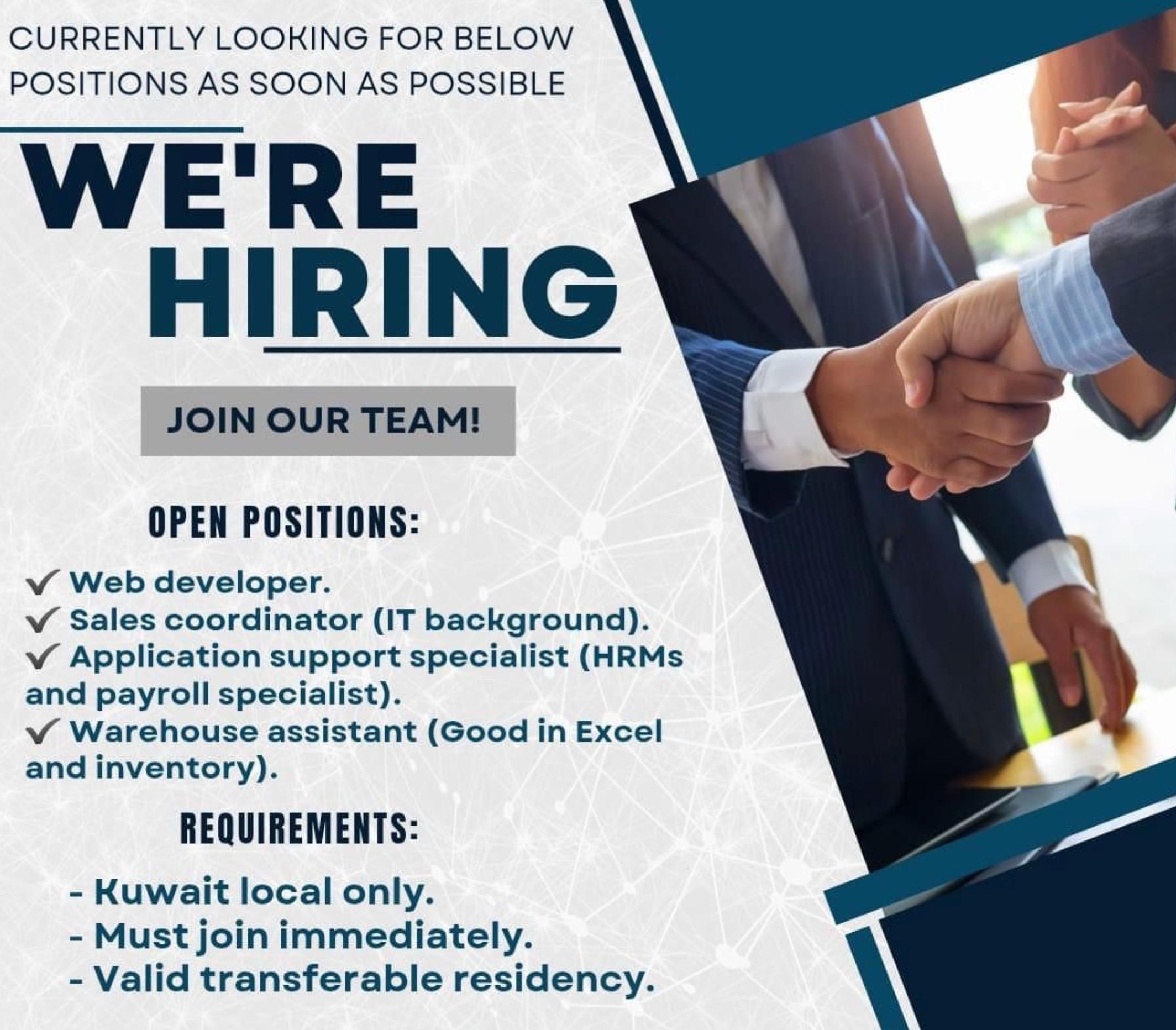 it jobs in kuwait – web developer role open now | may 2025 hiring