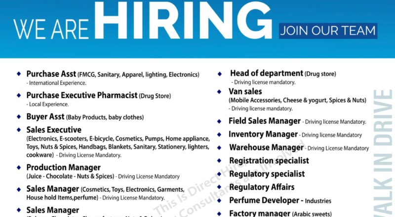apply now aws distribution warehouse jobs uae walk in – 11th may 2025