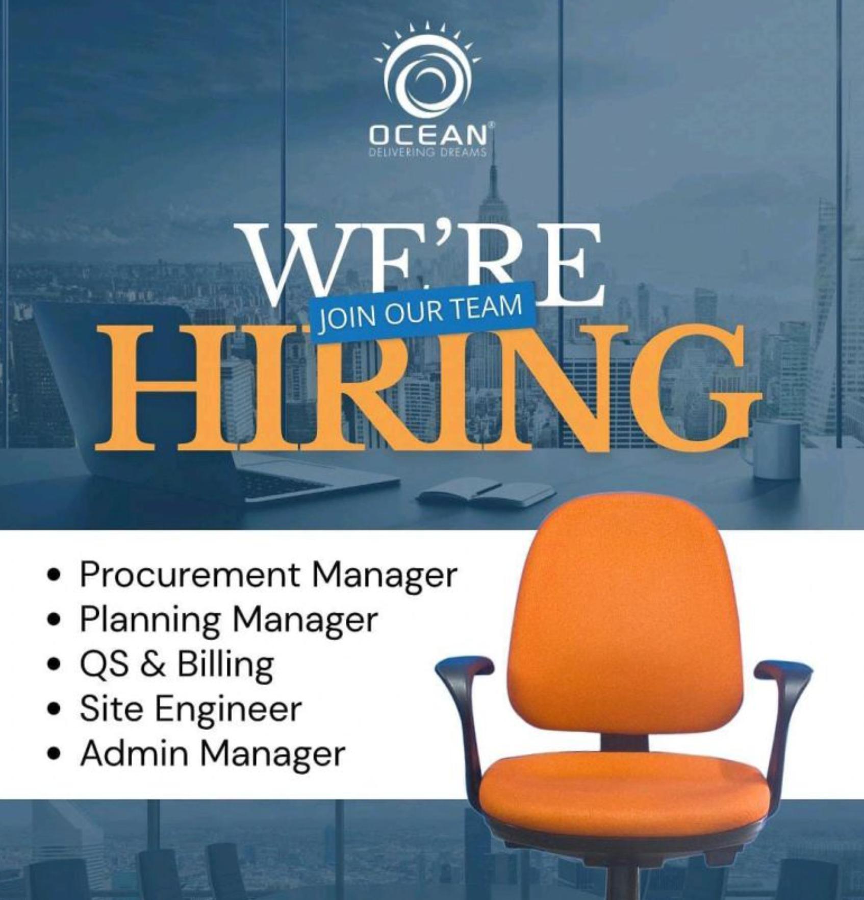 ocean lifespaces india pvt ltd hiring may 2025 – top qs & billing engineer jobs gujarat