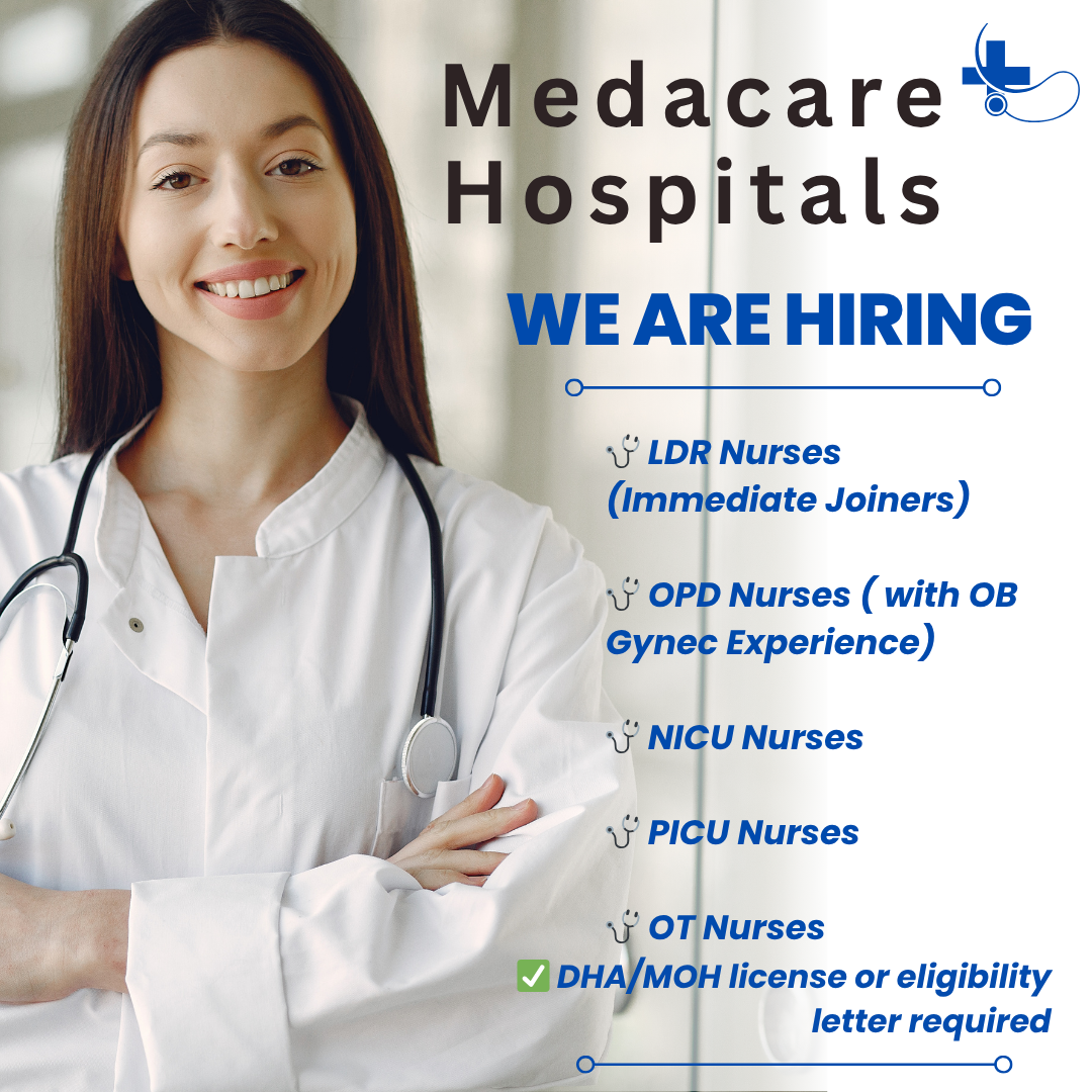Top 5 Medacare Hospital Nurse Job Vacancies