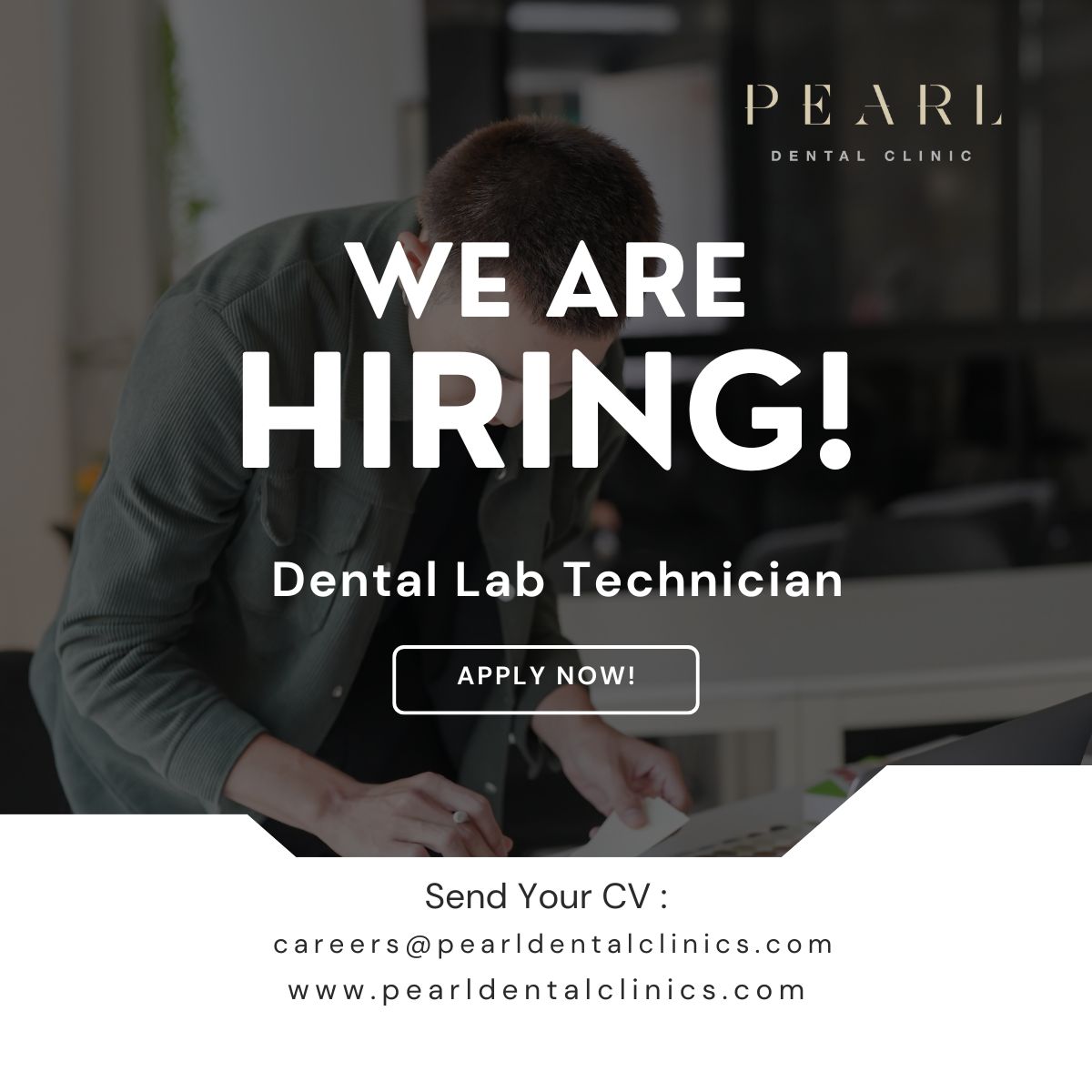 We are hiring a Part-Time Lab Technician Job in Dubai at Pearl Dental Clinic