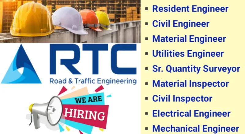 🚧 RTC Road and Traffic Engineering Jobs 2025 | Dubai Infrastructure Roles