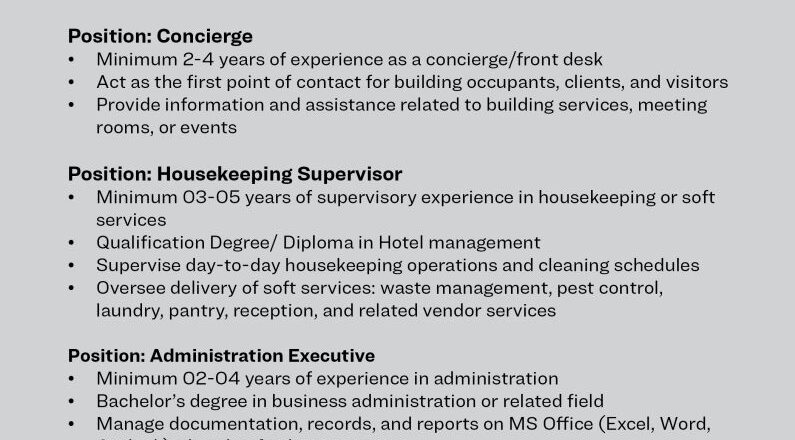 🚀 Exciting Facilities Management Jobs at Sobha Limited 2025