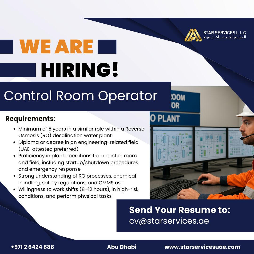 Top 4 Star Services LLC Abu Dhabi Job Openings for Engineers & Managers 2025