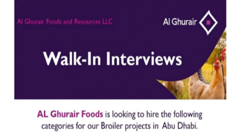 Urgent Hiring | Al Ghurair Company Walk-in Interview on June 22, 2025 – 8 Jobs in the Emirates