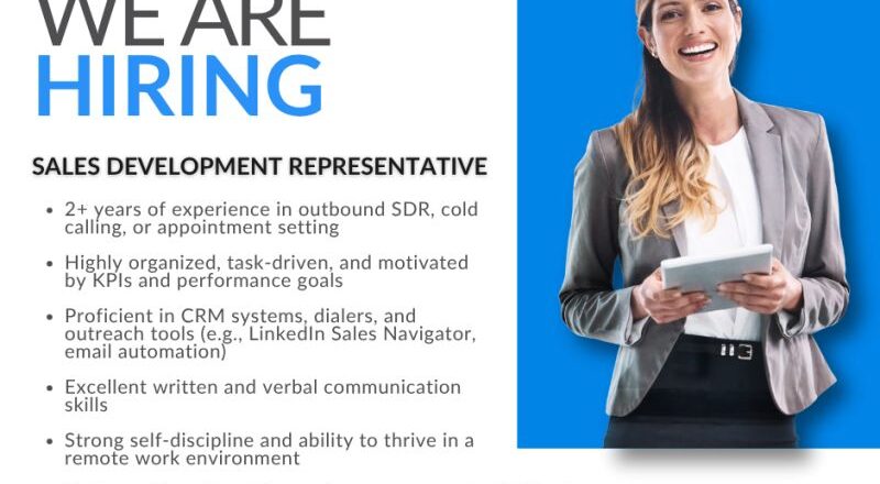 📣 Thrilling Remote Sales Development Representative Jobs at MoveYourBiz 2025