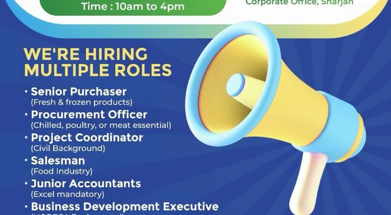 🌟 The Deep Seafood Company Multiple Job Vacancies in Sharjah 2025 – 17th June