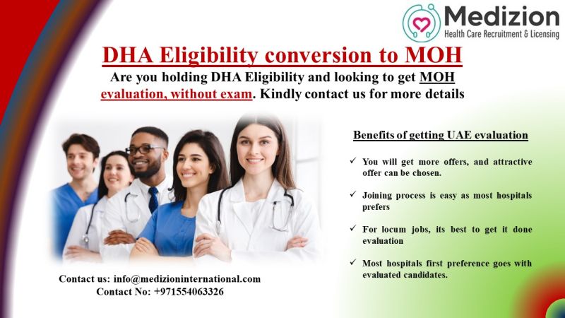 📣 Hassle-Free DHA to MOH License Conversion Services by Medizion 2025