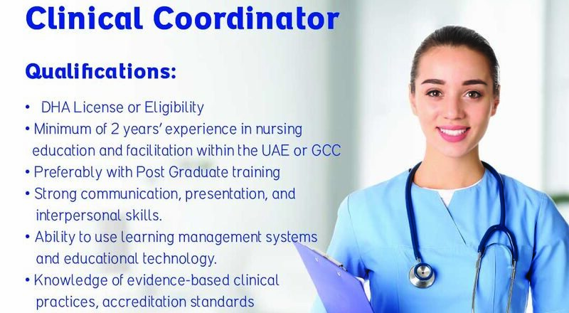 2025 🌟 Exciting Clinical Coordinator Job Vacancy at Emirates Hospital Dubai 2025