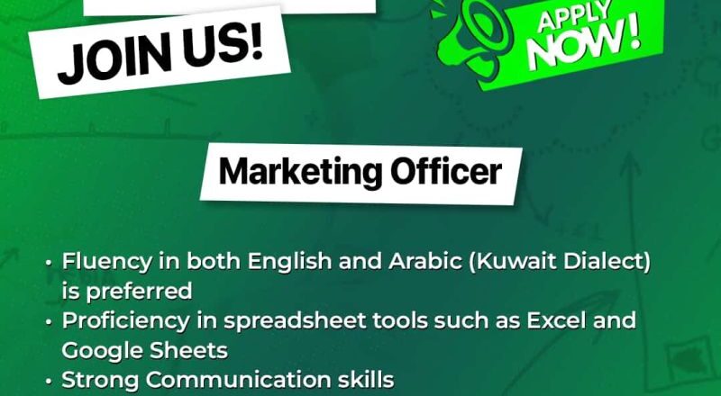 📣 Exciting Yiswa Marketing Officer Job Vacancy in Kuwait 2025