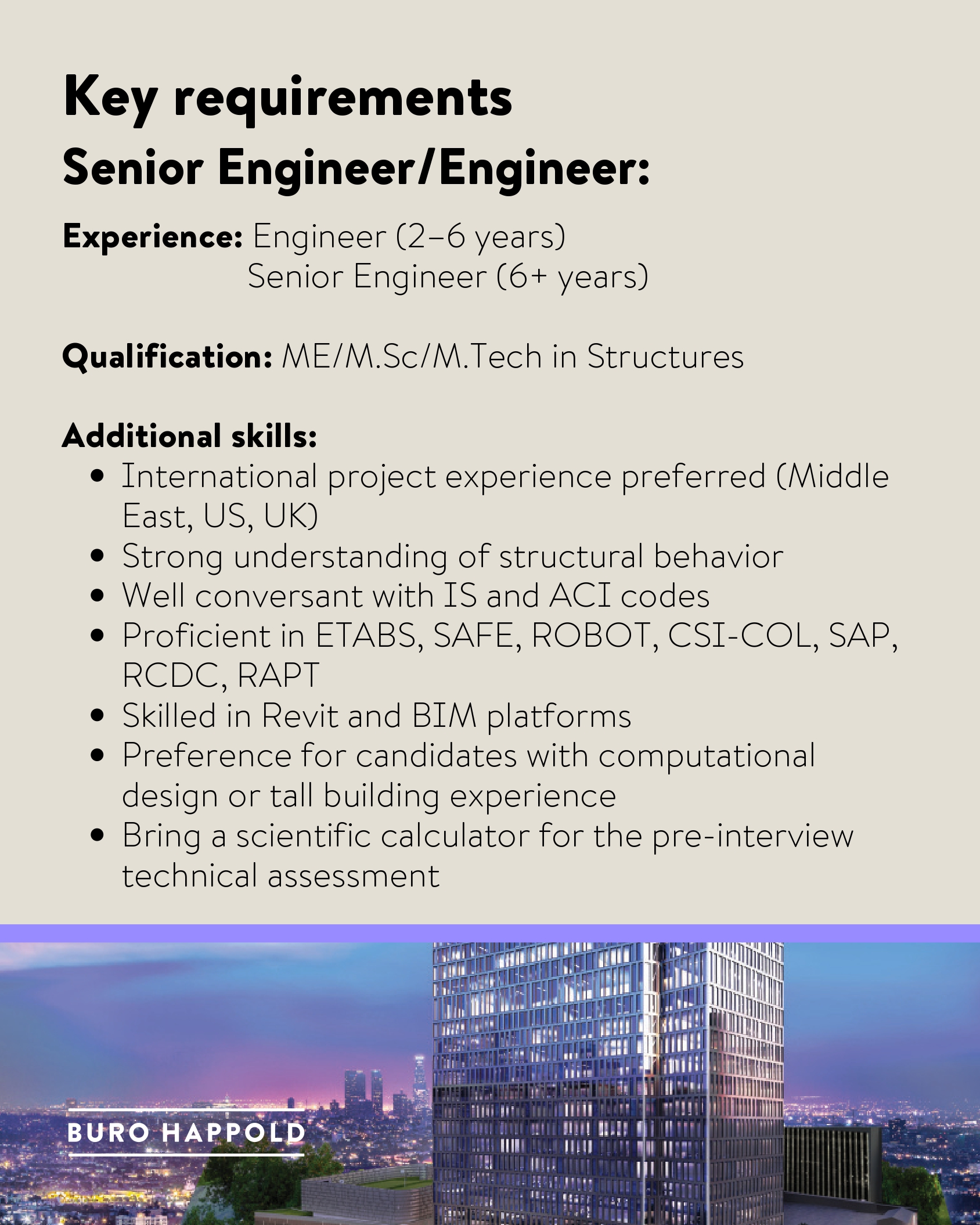 Buro Happold Walk-In Interviews in Bengaluru