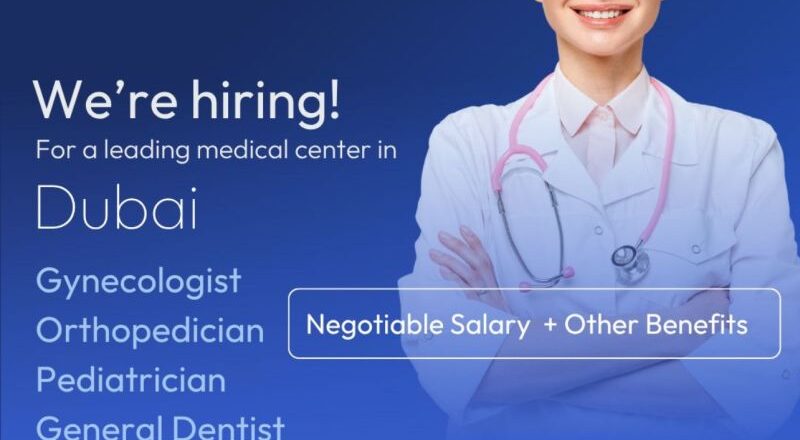 Top 4 Doctor Vacancies in Dubai at Ezee Healthcare – Apply Now!