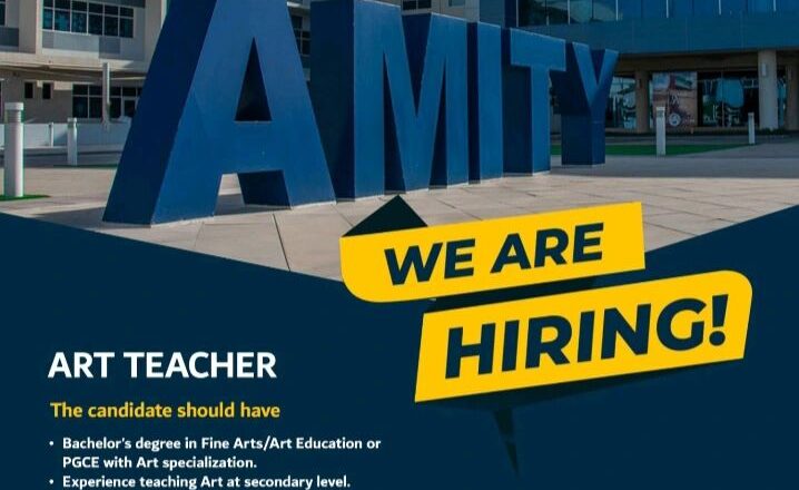 Exclusive Amity International School Abu Dhabi Art Teacher Jobs 2025