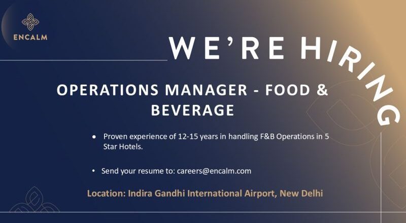 Top Operations Manager – Food & Beverage Jobs in New Delhi 2025