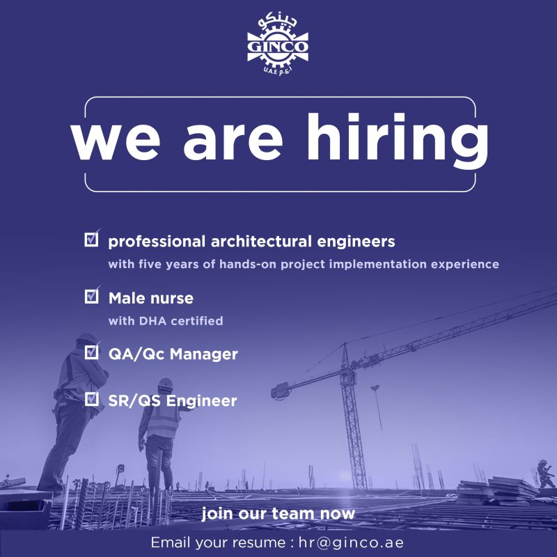 ✅ High-Demand GINCO Careers 2025 – Apply Now for Engineering & Nursing Jobs