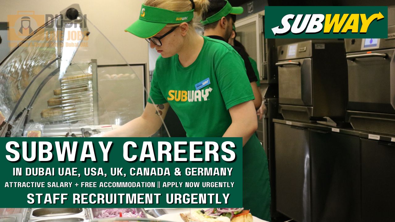 🌟 Subway UAE Careers – Apply Now for Multiple Vacancies 2025