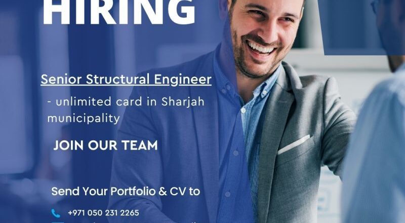 🚀 Senior Structural Engineer Job at ENMAA Engineering Consultants Sharjah – Apply Now