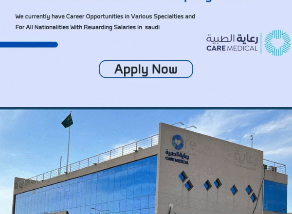 📍 National Medical Care Company Hiring in Saudi Arabia – 23 Vacancies for All Nationalities