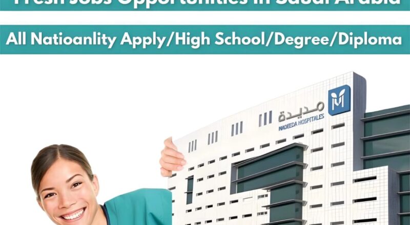 🌟 Fresh Job Openings at Madeeda Hospitals – Apply Now in Saudi Arabia!