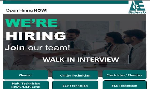 π Explore 10 Promising Adeeb UAE Walk-in Interview Jobs 2025 (June 22)