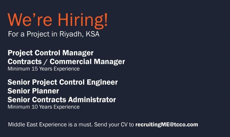 π Exciting Project Control Manager and Senior Engineer Jobs in Riyadh 2025