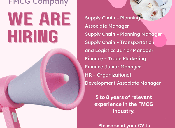 📢 Latest FMCG Jobs in Saudi Arabia 2025 for Experienced Supply Chain & Finance Experts
