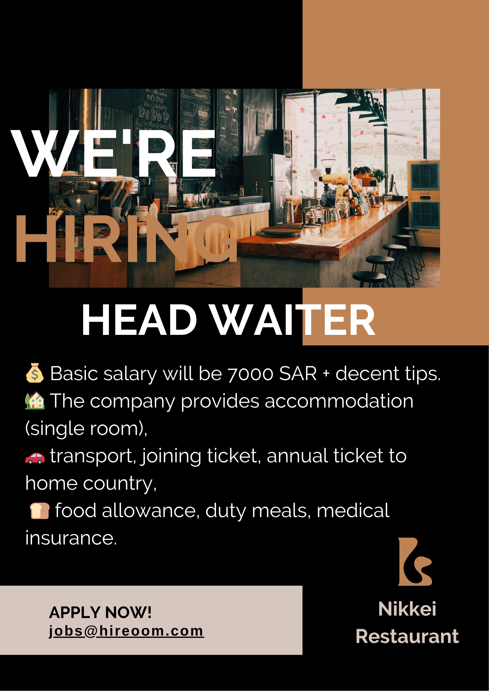 Top Head Waiter Job Vacancies in Jeddah 2025
