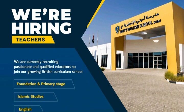 🔹 Amity English School Teacher Vacancies in Dubai 2025