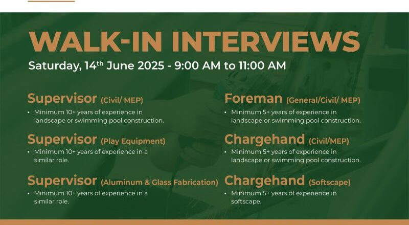 📢 Exciting Desert Group Walk-In Interviews in Dubai 14th June 2025 | Apply Now