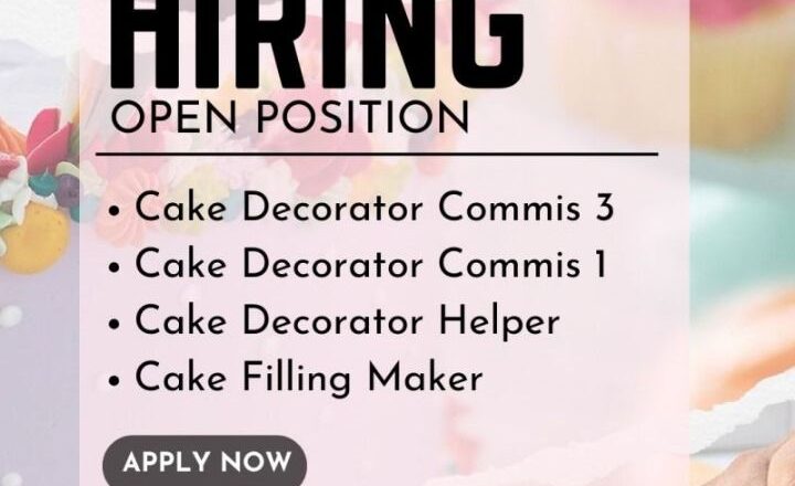 🎂 Amazing Urgent Cake Decorator Commis Jobs in Dubai 2025