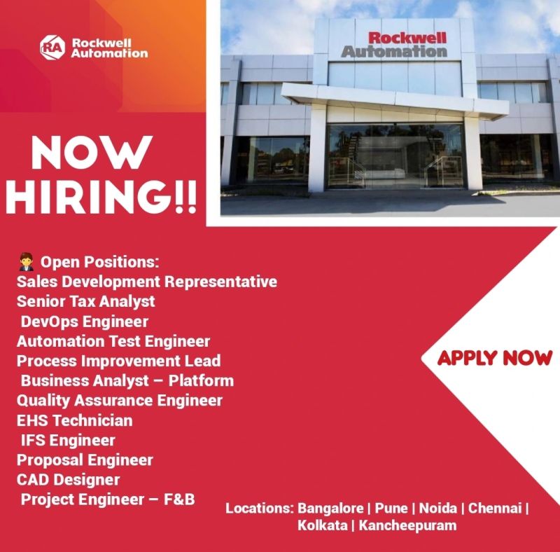 🚀 12 Dynamic Job Openings at Rockwell Automation India 2025