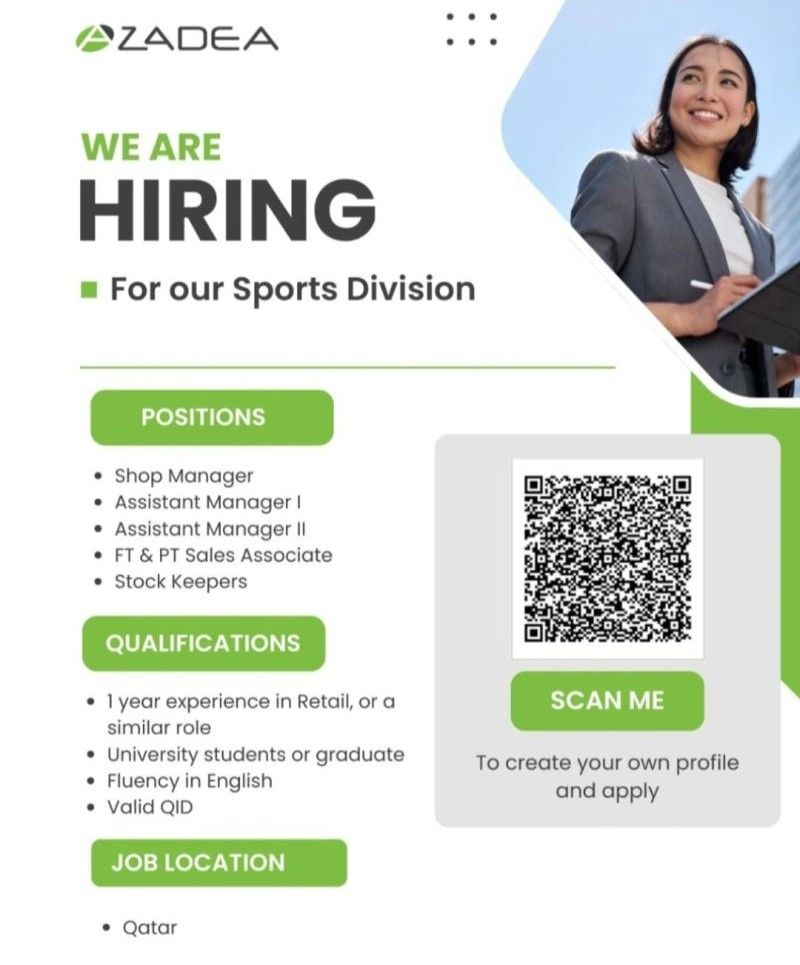 ๐ Exciting AZADEA Qatar Sports Jobs 2025: Apply Now & Grow Fast