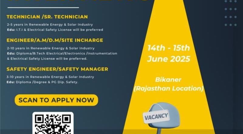 Jakson Green Hiring Alert | Direct Job Vacancies in Bikaner on 14th & 15th June 2025